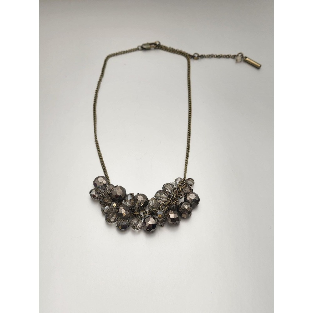 Vtg KENNETH COLE REACTION Signed Necklace Smokey Faceted Beads FREE $HIPPING!! - Picture 7 of 10